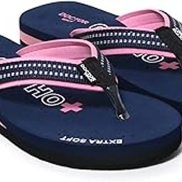 Flip Flop for Women | Soft Comfortable | Breathable | Fashionable | Stylish | Trendy | Super soft | Lightweight | Anti-Slip Sole | Indoor & Outdoor | (DW-018) (Black)-image-13