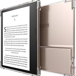 XUYICC Case Fits Kindle Oasis (9th Generation 2017 & 10th Generation 2019 Release) 7ââ‚¬Å“ Transparent, Lightweight Bumper Corners Slim Rubber TPU Back Cover - Clear-picture-29