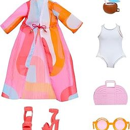 Rainbow High Fashion Pack, Pool Theme includes 1 Full Pool Outfit, Shoes, Jewelry and Play Accessories. Mix & Match with other packs to Create Tons of Fun. Kids Toy Gift Ages 4+-image-96