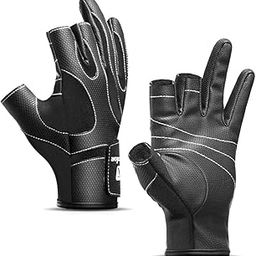 Workout Gloves Nonslip Warm 3 Low Fingers Lightweight Protective Cycling Gloves Outdoor Hiking Camping Sport-image-63