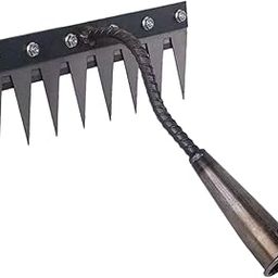 ATORSE grassing Rake Garden Hand Rake for Tilling Soil Cultivating Vegetable Plowing 8 Teeth|Home & Garden|Yard, Garden & Outdoor Living|Gardening Supplies|Garden Tools & Equipment|Rakes-image-27