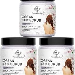 Puriflame Korean Body Scrub | For Tan Removal & Soft-Smooth Skin | De-Tan Bathing Scrub with Centella Water & Aloe Vera, Removes Dirt & Dead Skin- 120gm (Pack of 1)-image-32
