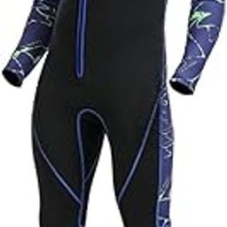 UJEAVETTE® Mens Wetsuit Diving Suit Front Zip for Sports Snorkeling Kayaking XXL-image-49