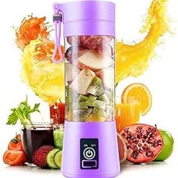 USB Rechargeable Portable Blender – 6 Stainless Steel Blades, 175W Power Juicer Bottle for Smoothies, Protein Shakes & Fruit Juices – Compact Travel Mixer for Home, Gym, Office & Outdoor Use-image-21
