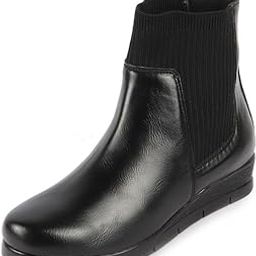 Women Wedge Heel Boots-image-7