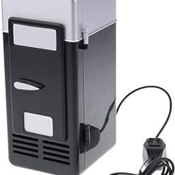 Universal 5V Car Mini Fridge Warmer and Cooler Dual Auto USB Refrigerator Freezer Office Black-image-69
