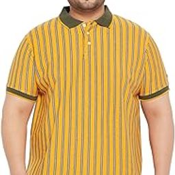 Plus Size Men's Regular Fit Polo Tshirt-image-71