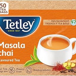 Tetley | Masala Chai With Natural Flavour | Black Tea | 50 Tea Bags, 100 Grams-picture-29