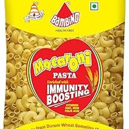Bambino Vegetarian Pasta Macaroni Pep Drump wheat, 850 grams/ 900 grams Pouch (weight may vary)-image-45