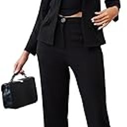 Black Three Piece Blazer Co-Ord Set-52