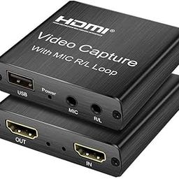 ULTRABYTES 4K HDTV Video Capture Card 1080p Board Game Capture Card USB 2.0 Recorder Box Device for Live Streaming Video Recording Loop Out(UB-USB 2.0 Capture Card)-picture-11