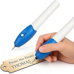 Electric Power Engraving Pen Etching Carving Name Engrave It Electric Machine with Extra Tool Nib for Jewellery and All Glass Metal Plastic Wood (FDC-12A)-81
