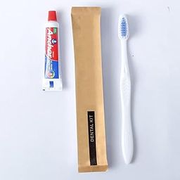Polism Adult Hotel Dental Kit, 100 Pieces, 1 Manual Toothbrush, 1 Toothpaste, White-image-69