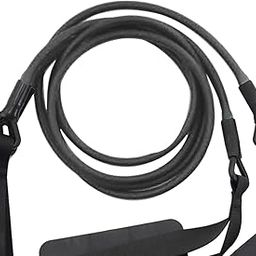 VISTORA Resistance Bands Workout Bungee Cords Fitness Swimming Arm Trainer Strength Black 60lbs-image-90
