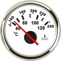 LOOM TREE® 52Mm 2" 9-32V Waterproof Boat Marine Water Temperature Gauge Type 1 | 1 Piece Water Temp Gauge-image-8