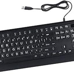 LICHTS®Keyboard Durable Quiet Standard for Desktop Computer Low Vision Individuals|Computers/Tablets & Networking | Keyboards, Mice & Pointers | Keyboards & Keypads|1 Piece Keyboard-27