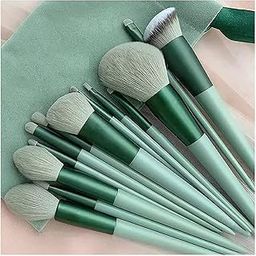 13-Piece Professional Makeup Brush Set – Soft Synthetic Bristles for Foundation, Powder, Concealer, Blush & Eyeshadow – Premium Cosmetic Brushes with Stylish Handle & Travel Pouch multicolor-image-41