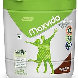 Maxvida Balanced Nutrition Supplement for Adults - Jar (Chocolate Flavored, 300g)-15