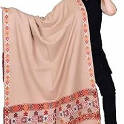 Multicolor Women Bridal Wear|Pure Wool Shawl| Shawl For Women|Size 40*80| Warm Woolen Winters Styles | KULLU Shawl |NY101-picture-14