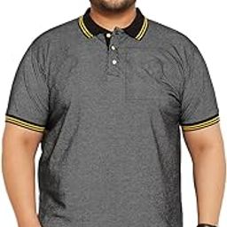 bigbanana Plus Size Men's Regular Fit Textured Polo Tshirt-picture-10