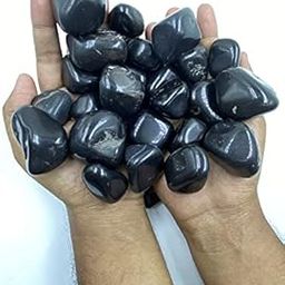 Bum Bum Bhole 5kg Medium Polished Black Pebbles for Garden & Home D?cor Planters, Aquarium Decoration, Fountain, Landscaping, Plants, Vase Decoration (15 to 35 MM)-image-96