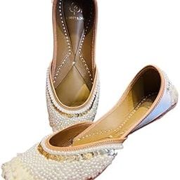 Women’s Handcrafted Punjabi Jutti – Embroidered Ethnic Flats for Weddings, and Casual Looks-image-5