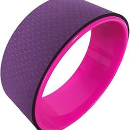Decdeal Yoga Wheel Dharma Yoga Pose Wheel 12.5x5In Yoga Circle Ring Strong Roller Yoga Back Stretcher Balance Accessory-image-36