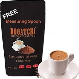 BOGATCHI Luxurious Hot Chocolate Drinking Powder, Drinking Chocolate, Tasty| Vegan | Gluten Free, Dark Drinking Chocolate Cocoa Powder, 200g , Free Measuring Spoon-17