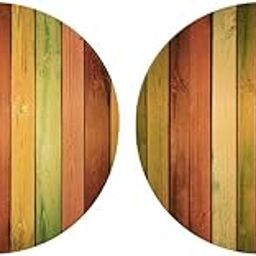 LOOM TREE Pack of 2 Waterproof Table Cover Decorative Tablecloth 1.5m Colorful Wood | Furniture Parts & Accessories-image-47