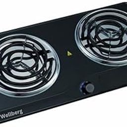 Wellberg Electric Double Hot Plate, 2 Type Single/Double Coils, Black-image-19