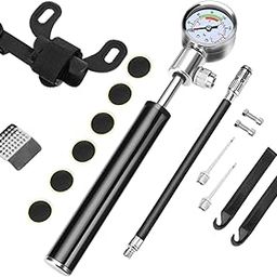 ATORSE Manual High Pressure Bicycle Pump Portable for Basketball Road Bike-image-21