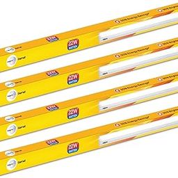 Wipro Garnet 22W LED Batten for Living Room & Bedroom | Bright & Energy Efficient Tubelight for Home | Warm White (2700K) with upto 2200 lumen|4Feet, Pack of 4-32