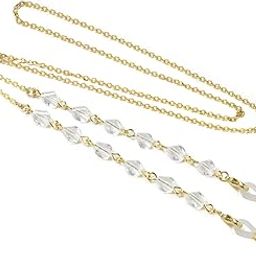 2xFashion Beaded Sunglass Chain Reading Glasses Holder Strap Cord White-image-45