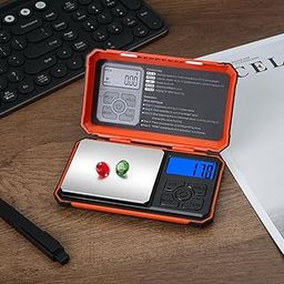 LICHTS Portable Digital Pocket Scale Mini Jewellery Scale High Accuracy 100g 0.01g-24