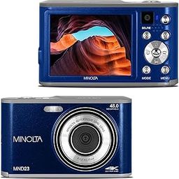 Minolta 48 Mega Pixels Point & Shoot Digital Camera with Rear Selfie Lens, Autofocus & 4K Ultra HD Video, Blue-picture-22