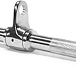 Straight LAT Bar | Triceps Press Down Bar with Textured grips Chrome finish-image-88