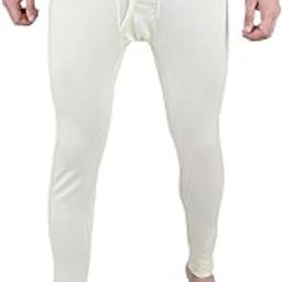 Monte Carlo Men's Pure Wool Thermal Bottom (Off White)-image-35