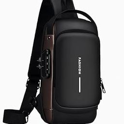 Crossbody Chest Bag for Men, Women - Travel Shoulder Sling Bags with USB Charging Port - Men's Backpack With Adjustable Waterproof Small Backpack for Outdoor Work (Pack Of 1)-16