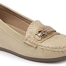 Women Comfortable and Stylish Flat Square Toe Slip On Fashion Loafer Shoes for Daily,Office, Casual and Formal Use-image-62