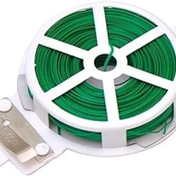 Kunya® Plastic Twist Tie Wire Spool with Cutter for Garden Yard Plant, Mutli Purpose Tie, Tagging 50m (Green)-picture-22