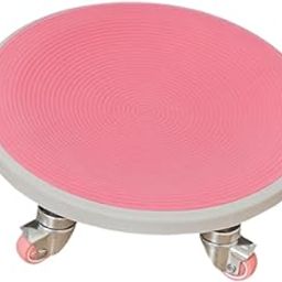 MERISHOPP® Roller Wheel Men Women Quiet Abdominal Board for Home Gym Workout Fitness Pink|Sporting Goods | Fitness, Running & Yoga | Fitness Equipment & Gear-image-77