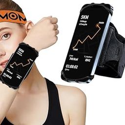 Kusport Running Wristband Phone Holder, Forearm Armband 360° rotatable and Detachable, Compatible with All 4.5-7 inch Mobile Phones, Suitable for iPhone 15/14/Pro/ProMax/13/12/11/mini/XS/XR-image-48