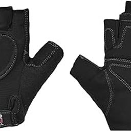 USI UNIVERSAL Gym Gloves, 733O Origin Fitness Gym Gloves for Men & Women, Workout Powerlifting Gloves, Microfiber, Padded Palm & Silicon Tab Closure Weight Lifting Gloves (Medium, Black)-image-59