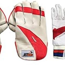 JetFire Champ Cricket Wicket Keeping Gloves Combo With Inner Cotton Gloves (Multicolour), One Size-image-43