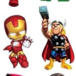 Baby Superheros Multicolor Temporary Tattoo Stickers for Male and Female - Fake Body Art-image-99