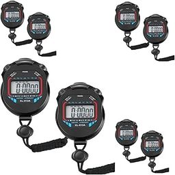FomaTrade Sport Stopwatch Digital Stopwatch Timer Multi Function Alarm Stop Watch Electronic Stopwatch Timer Clock with Large Display for Coaches Swimming Running Sports Training (8)-2