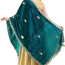 Women's Elegant Drapes: Velvet Ambi Dupatta for a Graceful Finish-picture-53