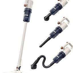 UN1QUE 2 in 1 Handheld & Stick Vacuum Cleaner for Home,500W Handheld Vacuum with 15000PA Suction, 0.8L Washable HEPA Filter,Adjustable Head, Bagless Dry Vacumming,Deep Clean for Hard Floor,Carpet-14