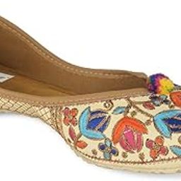 desiColour Punjabi Jutti Belly Mojari Khussa for Party Wedding for Women Girls NF-Multi Atistica (Numeric_4)-image-18