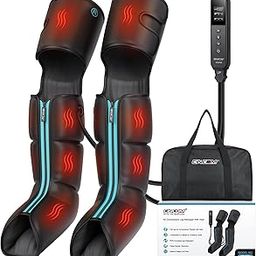 CINCOM Leg Massager Upgraded Foot Calf Thigh Massager With Heat And Compression For Circulation And Pain Relief-image-77